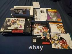 100% Complete! CIB Chrono Trigger (Super Nintendo, SNES) Inserts and Reg Card