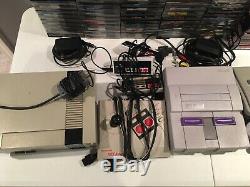 100+ Nintendo NES Super Nintendo SNES N64 Nintendo Games Lot & Consoles