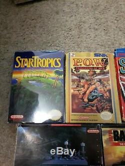 10 SNES Super Nintendo & 4 Nes Nintendo Game Box Lot