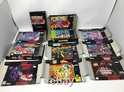 10x Super Nintendo SNES Boxes Bundle (Including 1x Manual) NO GAME INCLUDED