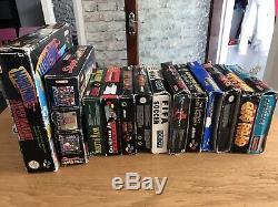 13x Super Nintendo SNES Job Lot Bundle Boxed Games