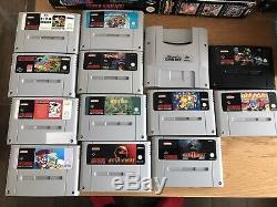 13x Super Nintendo SNES Job Lot Bundle Boxed Games