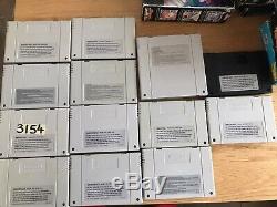 13x Super Nintendo SNES Job Lot Bundle Boxed Games