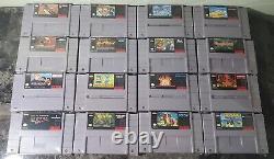 (16) Super Nintendo SNES Game Lot #6