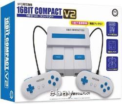 16-bit Compact V2 Super Nintendo Entertainment System (SNES) famicom new