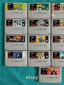 17x SUPER NINTENDO SNES GAMES. ALL TESTED & WORKING. NINTENDO. FREE UK P&P