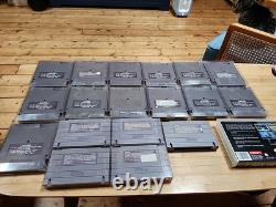 18 Game NES/SNES cartridge Lot Nintendo Super Nintendo Authentic Clean Tested