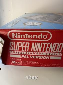 1992 Super Nintendo SNES Console HK Model SNSP-S-CD-HKV Mint Condition