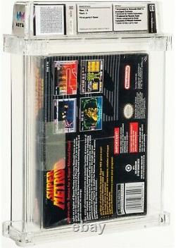 1994 Super Metroid Super Nintendo SNES Video Game WATA 7.5 A Sealed