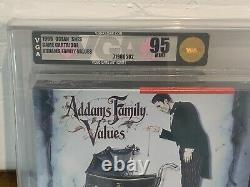 1995 Addams Family Values Super Nintendo New Sealed Graded VGA 95 MINT SNES