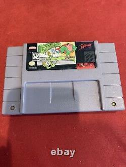 1995 Boogerman A Pick and Flick Adventure SNES Super Nintendo Authentic RARE