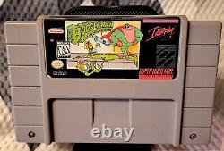 1995 Boogerman A Pick and Flick Adventure SNES Super Nintendo cartridge RARE