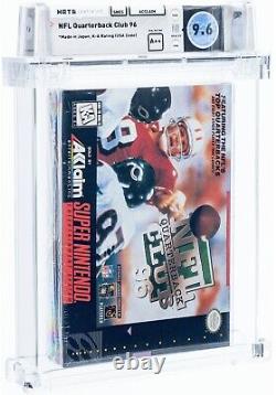 1995 NFL Quarterback Club 96 Super Nintendo SNES WATA 9.6 A++ Sealed Not VGA