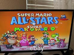 1CHIP Super Nintendo SNES Console /2 Controllers, Power, AV Cables, 2 Games