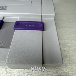 1CHIP Super Nintendo SNES Console /2 Controllers, Power, AV Cables, 2 Games
