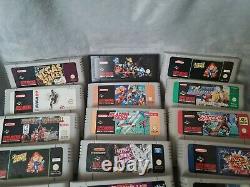 22 Snes Cartridges Joblot Super Nintendo Bundle jungle book dropzone yogi