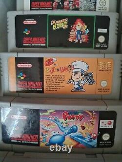 22 Snes Cartridges Joblot Super Nintendo Bundle jungle book dropzone yogi