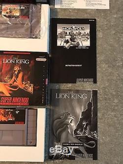 2-CIB SNES Video Games The Lion King & Monopoly Great ConditionSuper Nintendo