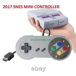 2x NEW 2017 MINI Super Nintendo SNES System Console Controller 6FT Control Pad