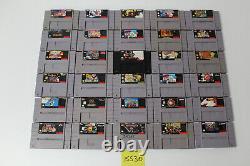30 Super Nintendo SNES Games Yoshi's Island, Castlevania IV, Mortal Kombat 2 & 3