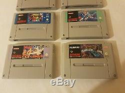 6 SNES Games Cart Bundle/ Super Nintendo / original and Rare collector condition