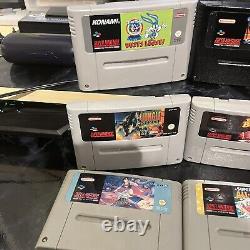 9x snes games carts only super nintendo Mario