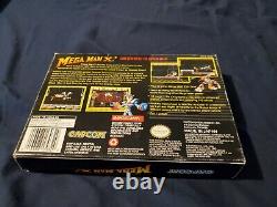 AMAZING! COMPLETE WITH MANUAL! Mega Man X3 SNES Super Nintendo CIB