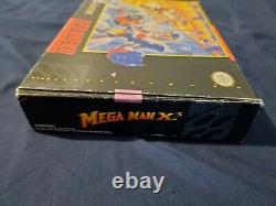 AMAZING! COMPLETE WITH MANUAL! Mega Man X3 SNES Super Nintendo CIB