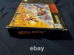 AMAZING! COMPLETE WITH MANUAL! Mega Man X3 SNES Super Nintendo CIB