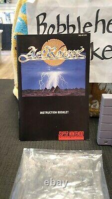 AUTHENTIC ACTRAISER SUPER NINTENDO SNES VIDEO GAME LOOSE With MANUAL