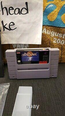 AUTHENTIC ACTRAISER SUPER NINTENDO SNES VIDEO GAME LOOSE With MANUAL