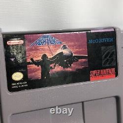 AUTHENTIC Aero Fighters (Super Nintendo) SNES Cartridge RARE With Protector Clean