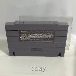 AUTHENTIC Aero Fighters (Super Nintendo) SNES Cartridge RARE With Protector Clean