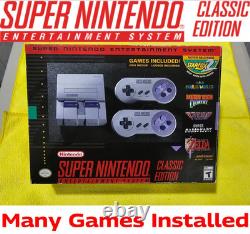 AUTHENTIC Super Nintendo SNES Classic Hacked Modded Brand NEW