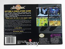 ActRaiser Super Nintendo SNES Game CIB Complete 1991 Map Poster Inserts Rare