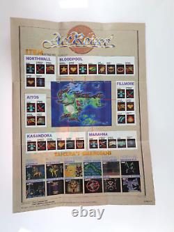 ActRaiser Super Nintendo SNES Game CIB Complete 1991 Map Poster Inserts Rare