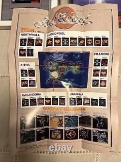 Actraiser Super Nintendo SNES Enix Complete CIB Rare Poster Seal/cellophane Wrap
