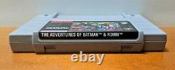 Adventures of Batman & Robin Super Nintendo SNES Authentic & Works