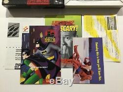 Adventures of Batman and Robin Super Nintendo SNES CIB 100% Complete Near Mint