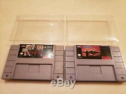 Aero Fighters + Hagane The Final Conflict Snes Genuine Tested Super Nintendo