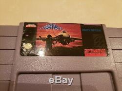 Aero Fighters + Hagane The Final Conflict Snes Genuine Tested Super Nintendo