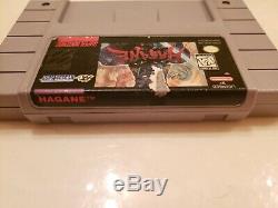 Aero Fighters + Hagane The Final Conflict Snes Genuine Tested Super Nintendo