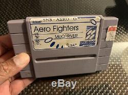 Aero Fighters Super Nintendo SNES Prototype Dev Review Cart Rare Not Working
