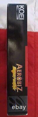 Aerobiz Supersonic CIB With Inserts Missing Poster KOEI Snes Super Nintendo 1995