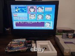 Aerobiz Supersonic CIB With Inserts Missing Poster KOEI Snes Super Nintendo 1995