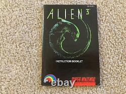 Alien 3 (Super Nintendo SNES) Complete CIB with Ads