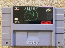 Alien 3 (Super Nintendo SNES) Complete CIB with Ads