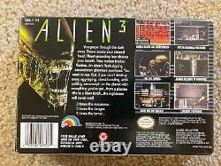 Alien 3 (Super Nintendo SNES) Complete CIB with Ads