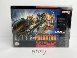 Alien Vs. Predator Super Nintendo SNES Complete In Box CIB With Protector