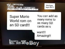 Analogue Super NT, SNES, Playstation 1, Nintendo, System Lot, Mario